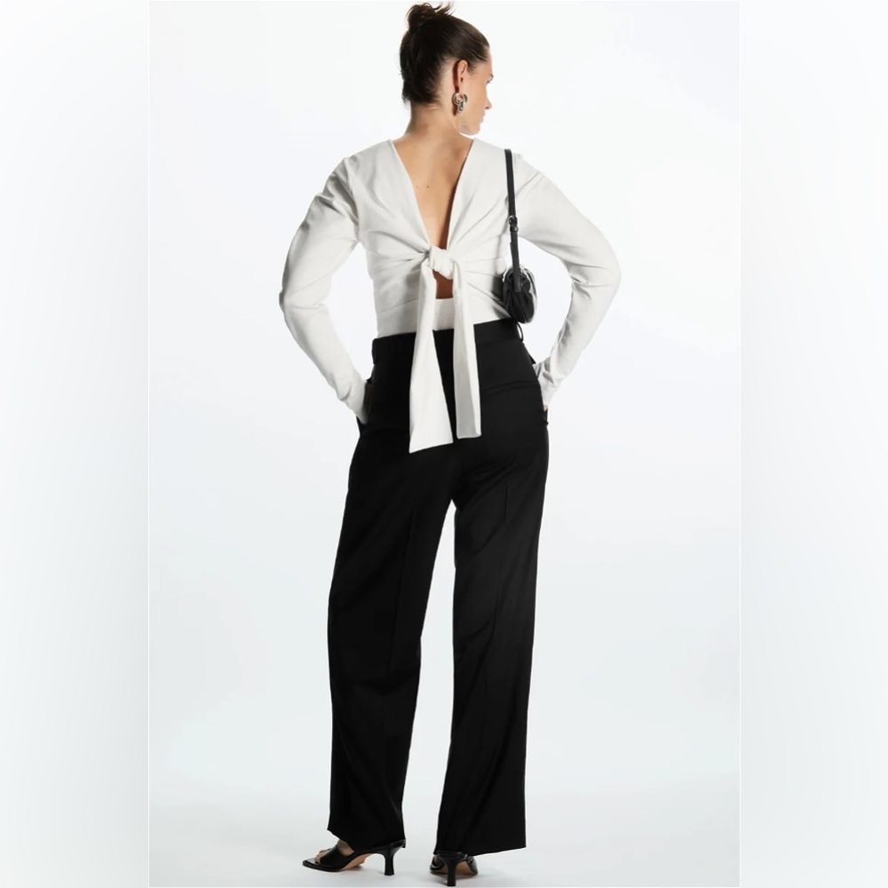 COS Tie-Back Long Sleeved Top